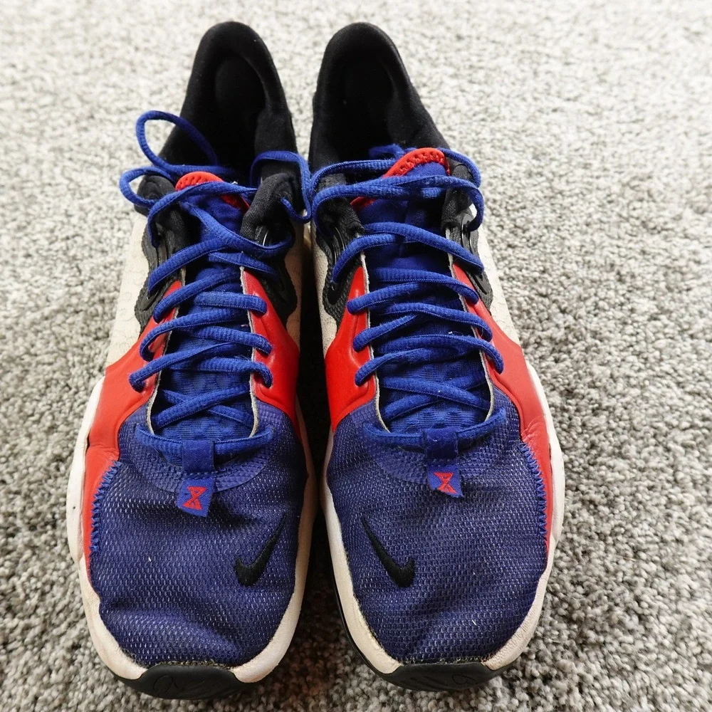 Nike PG 5 Paul George Basketball Shoes Mens Size 8 CW3143-101‎ Team USA Sneakers